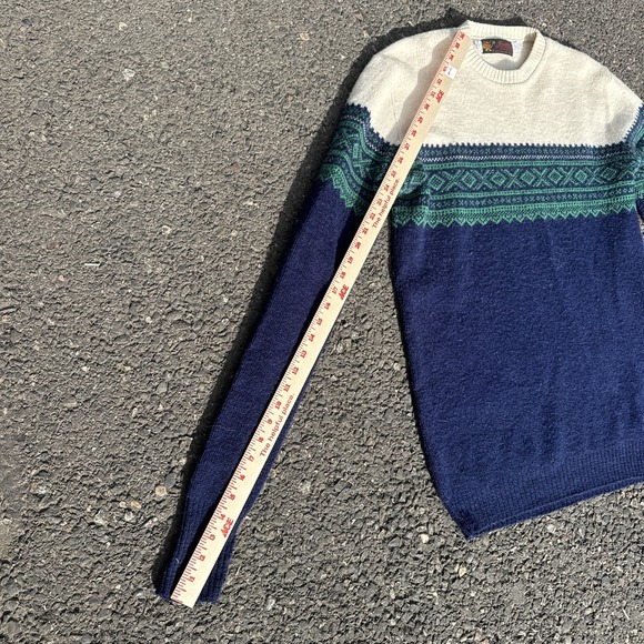 Vintage 80s Jersild Knit Sweater Mens Size Large VTG Tall USA Wool Acrylic - Picture 7 of 9